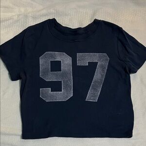 Hollister Kids Black Number Graphic Tee